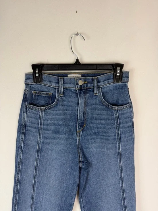 Joe’s Jeans The Margot Cuffed Jeans High Rise Straight Leg Size 25 - Picture 6 of 11